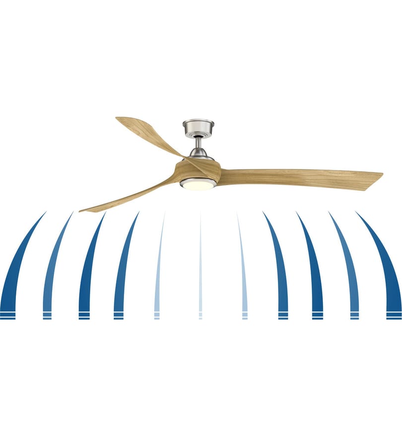 Fanimation - FPD8531BS-72K - Wrap Custom 72" Ceiling Fan by Fanimation - Image 2