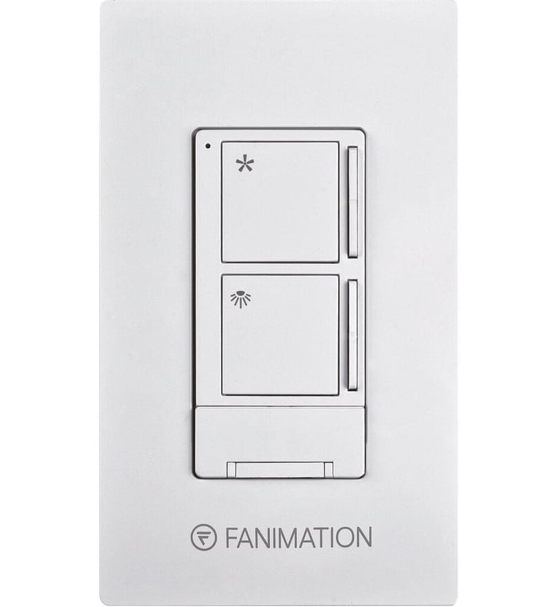 Fanimation - WR506WH - Wall Control with Receiver - 3 Fan Speeds and Light by Fanimation