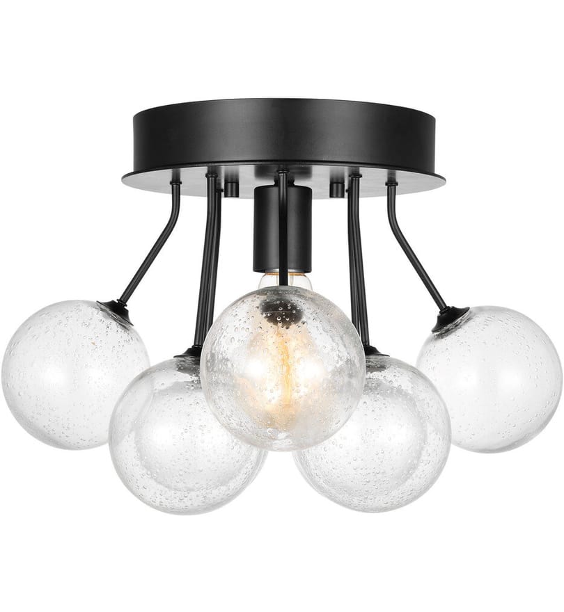 Visual Comfort Studio - 7714301-112 - Bronzeville 15" Semi-Flush Mount by Visual Comfort Studio
