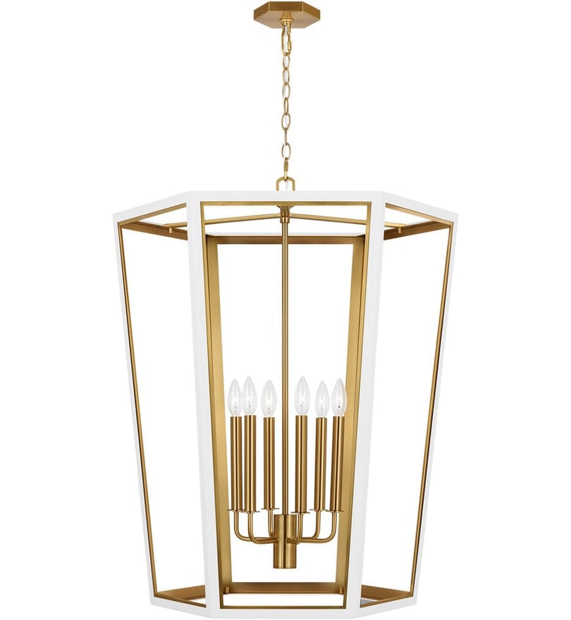 Visual Comfort Studio - AC1106MWTBBS - Curt 26.625" Chandelier by Visual Comfort Studio