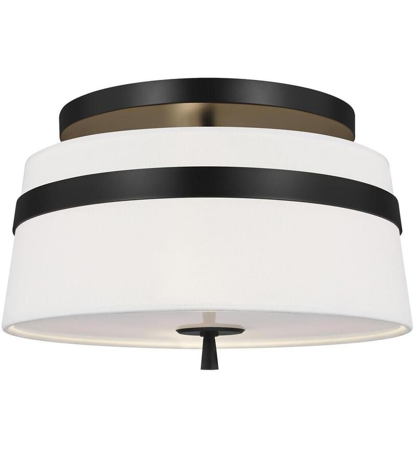 Visual Comfort Studio - AH by Alexa Hampton - Cordtlandt 14" Semi-Flush by Visual Comfort Studio - Image 3