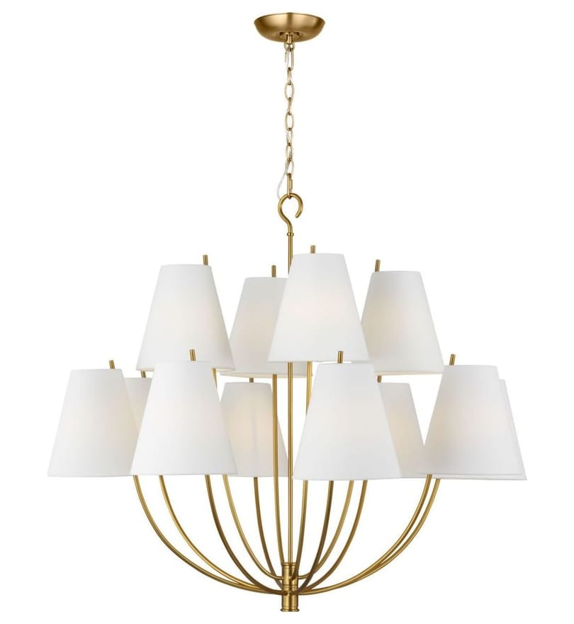 Visual Comfort Studio - CC18412BBS - Marina 40-inch Chandelier by Visual Comfort Studio