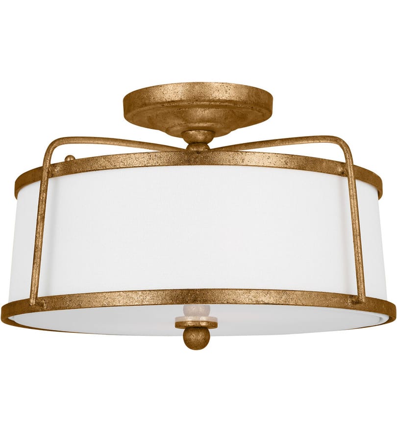 Visual Comfort Studio - CF1102ADB - Stonington 14" Semi-Flush Mount by Visual Comfort Studio - Image 3