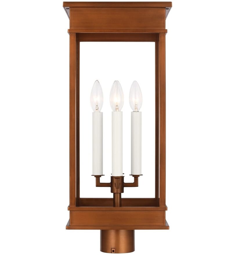 Visual Comfort Studio - Chapman & Myers - Cupertino 22.5" Outdoor Post Light by Visual Comfort Studio