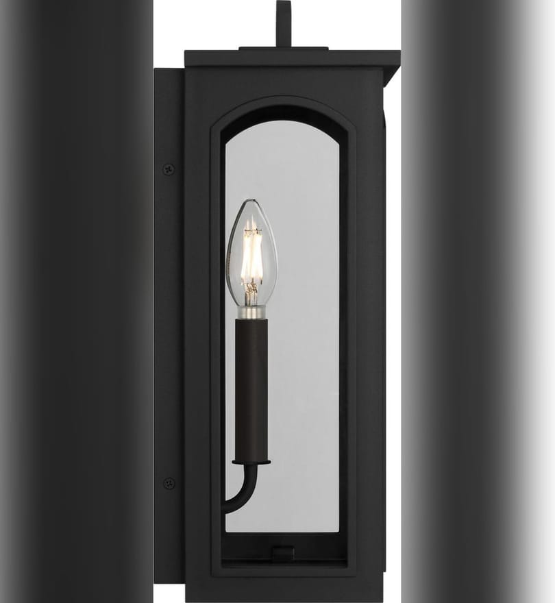 Visual Comfort Studio - CO1561TXB - Modesto 15.375-inch Outdoor Wall Sconce by Visual Comfort Studio - Image 9