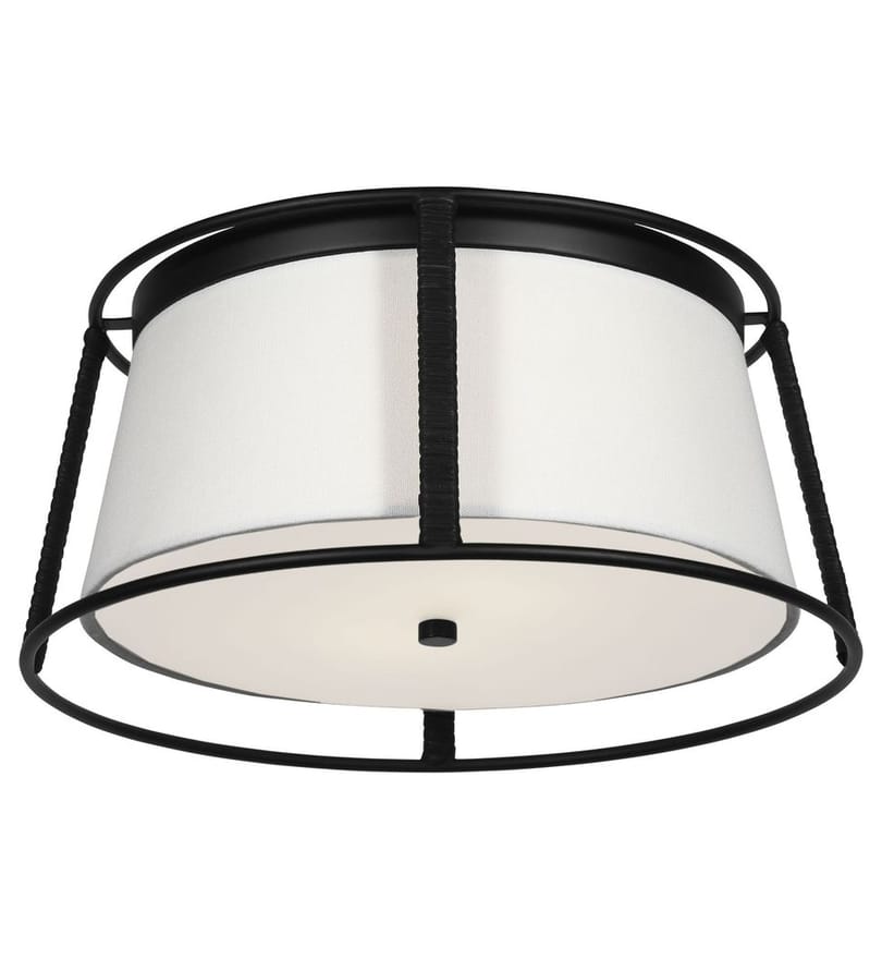 Visual Comfort Studio - DJF1002MBK - Cortes 13.5-inch Flush Mount by Visual Comfort Studio