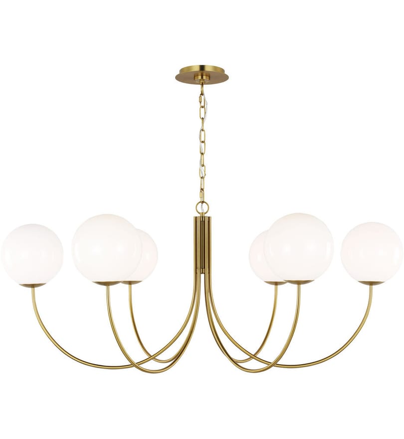 Visual Comfort Studio - KSC1146BBS - Noemie 42" Chandelier by Visual Comfort Studio