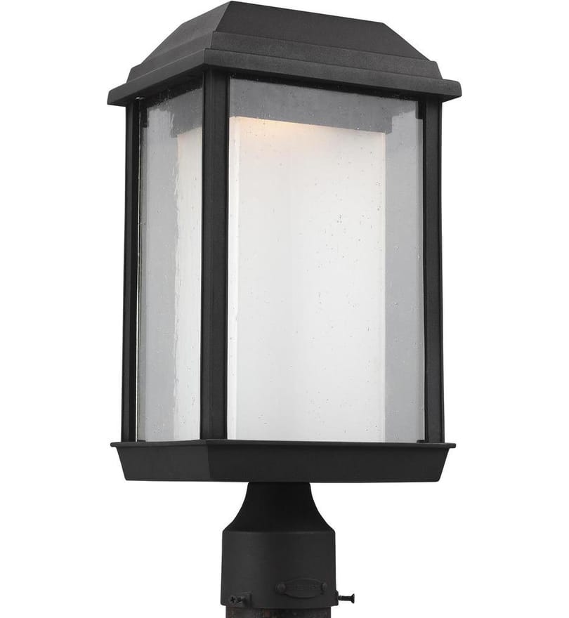 Visual Comfort Studio - OL12807TXB-L1 - McHenry 16.63" Outdoor Post Lantern by Visual Comfort Studio