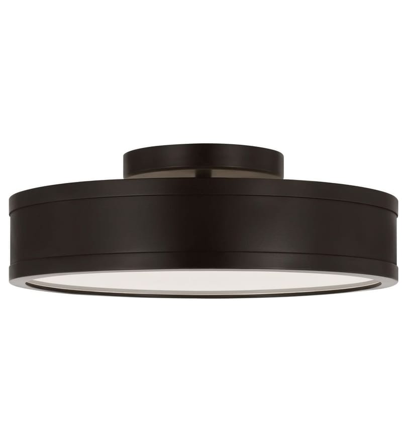 Visual Comfort Studio - Dupont 12-inch Round Semi-Flush Mount by Visual Comfort Studio