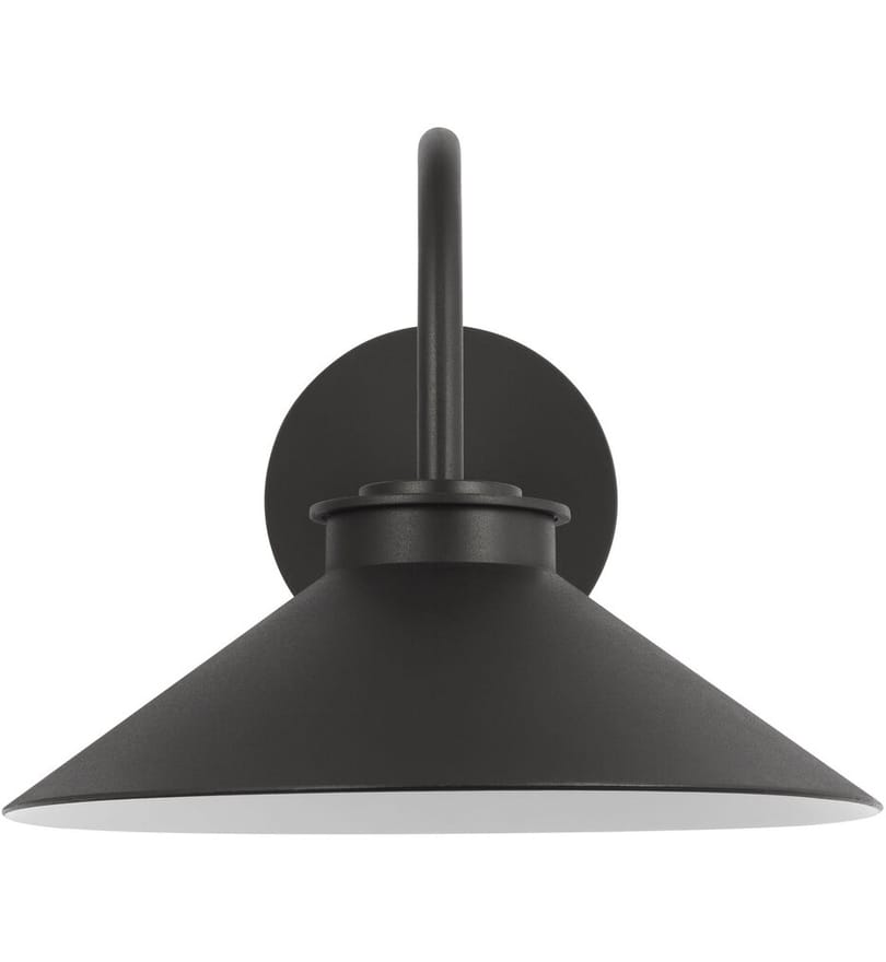 Visual Comfort Studio - SLO1011TXB-L1 - Modern Barn Light 12" Outdoor Wall Sconce by Visual Comfort Studio - Image 7