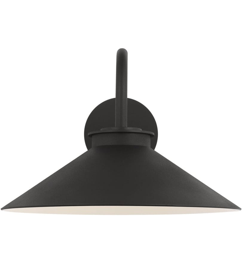 Visual Comfort Studio - SLO1021TXB-L1 - Modern Barn Light 15" Outdoor Wall Sconce by Visual Comfort Studio