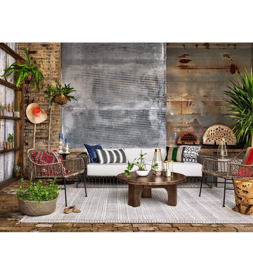 Four Hands - Teak 15.75" Outdoor Stool by Four Hands - Image 3