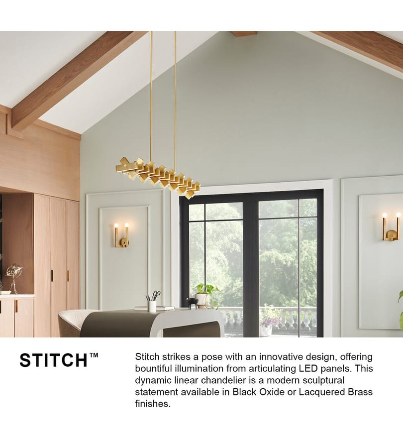Fredrick Ramond - Stitch 58.75" Chandelier by Fredrick Ramond - Image 19