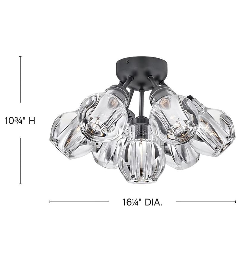 Fredrick Ramond - Elise 16.25" Semi-Flush by Fredrick Ramond - Image 2