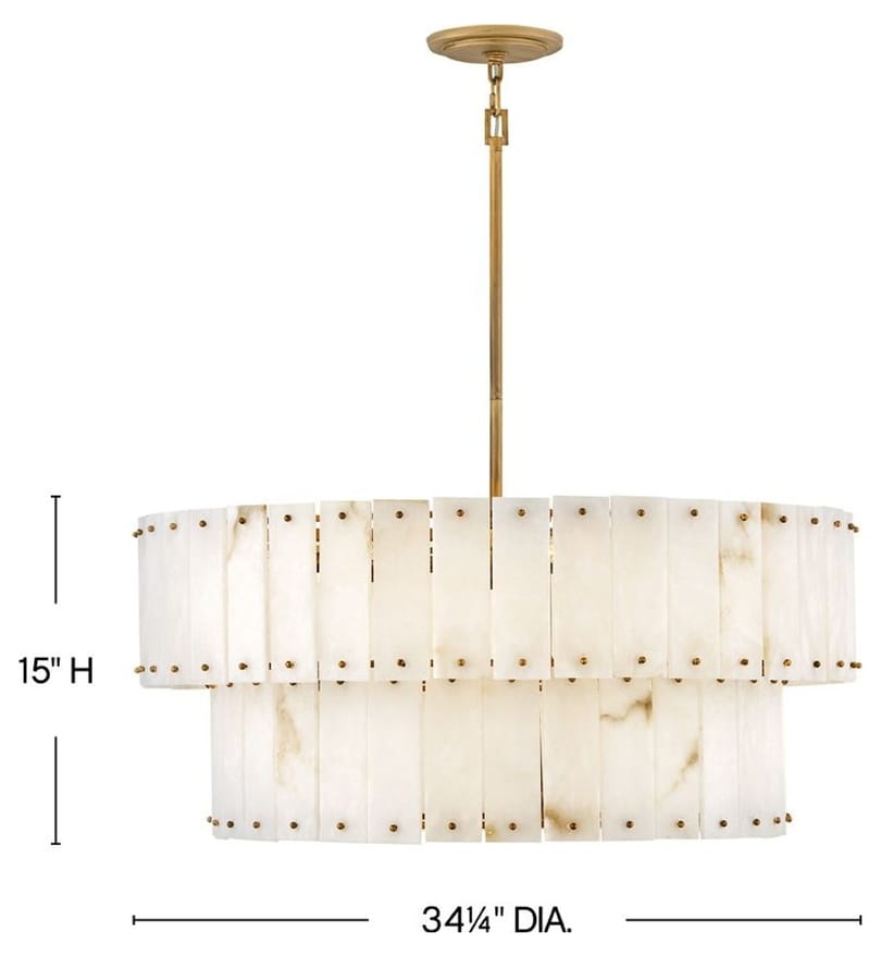 Fredrick Ramond - FR47754BNG - Simone 34.25" Chandelier by Fredrick Ramond - Image 2
