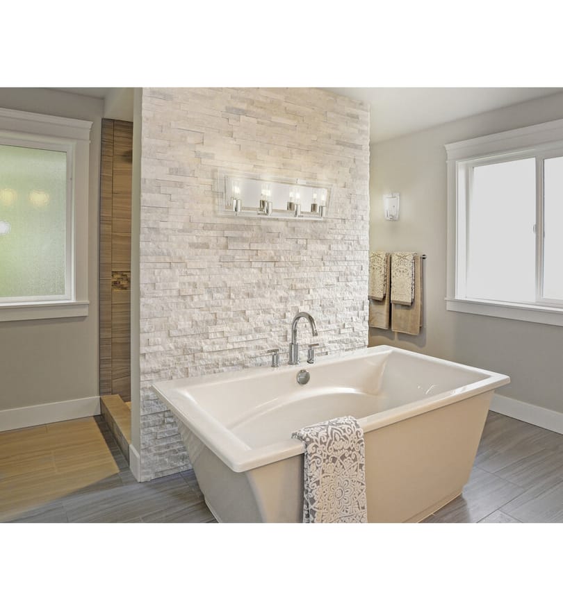 George Kovacs - P1374-613 - Crystal Chrome 24.75" Bath Vanity Light by George Kovacs - Image 2