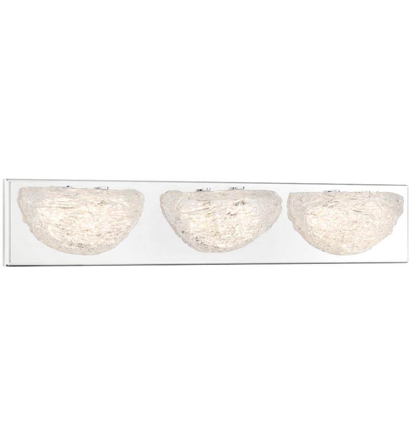 George Kovacs - P5443-077-L - Modern Ice 24" Bath Vanity Light by George Kovacs