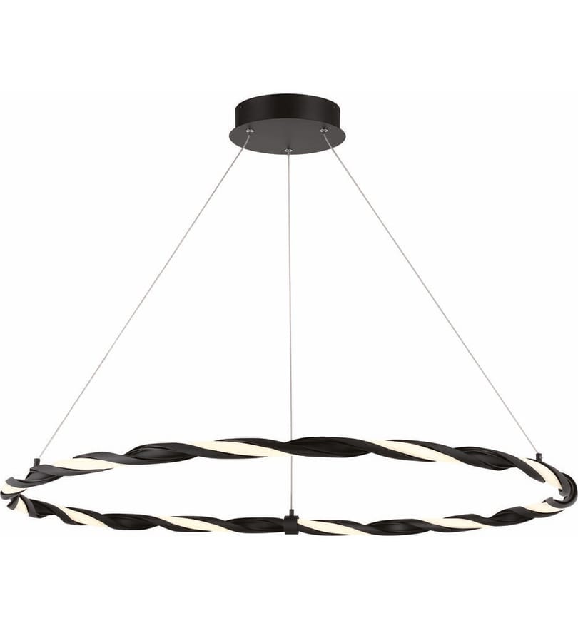 George Kovacs - P5483-66A-L - Convolution 36.25" Island Light by George Kovacs