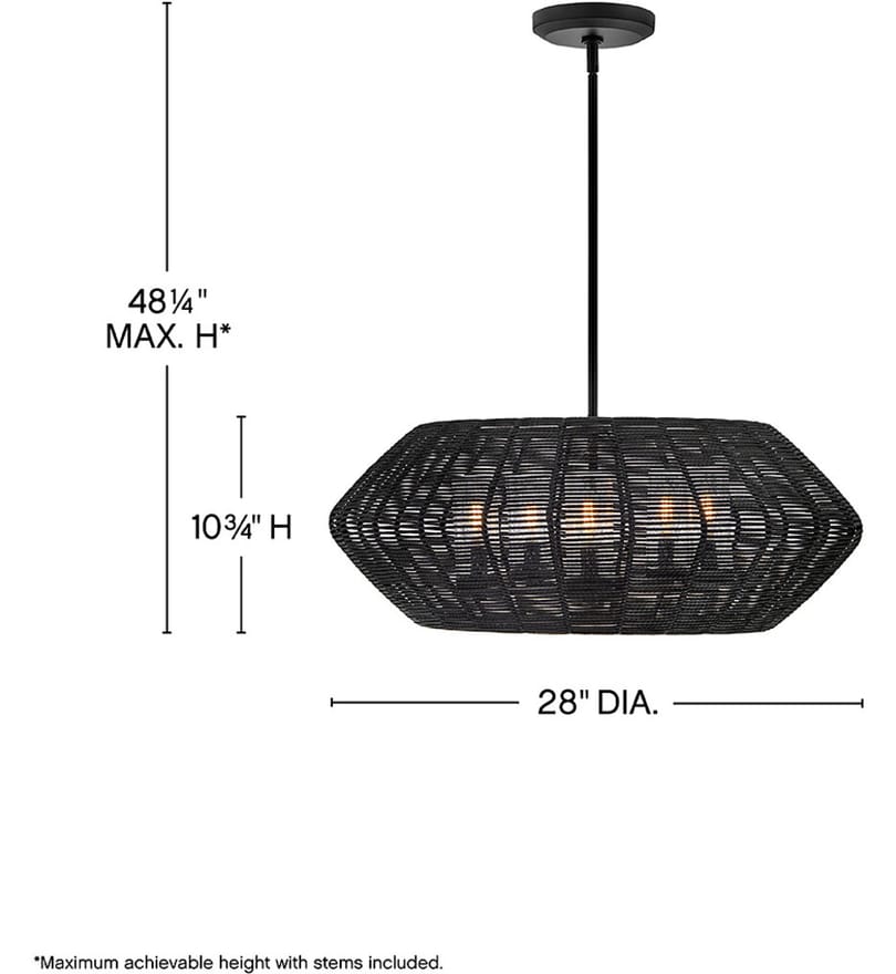 Hinkley Lighting - Luca 28" Outdoor Pendant by Hinkley Lighting - Image 5