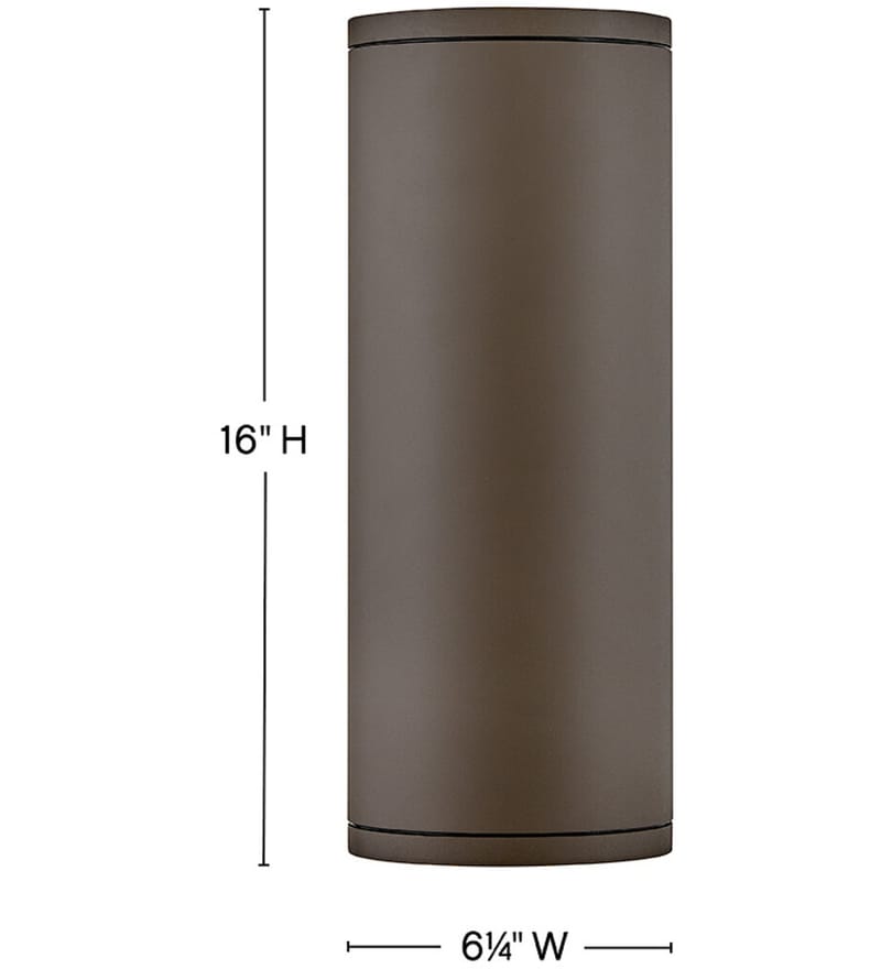 Hinkley Lighting - Silo 16" Outdoor Wall Sconce by Hinkley Lighting - Image 2