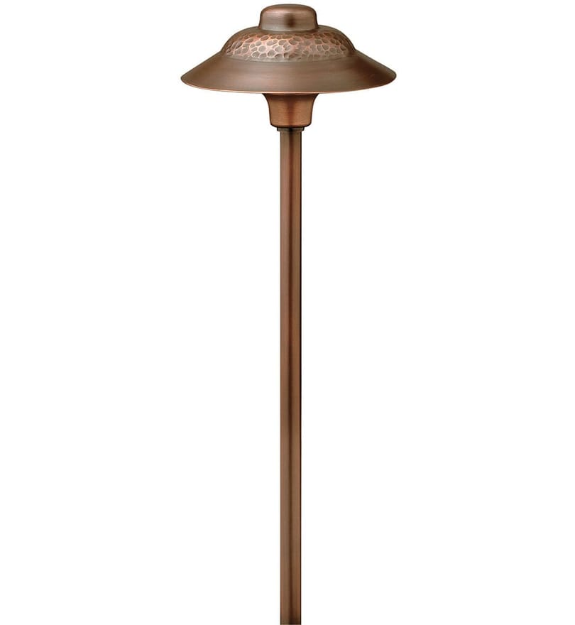 Hinkley Lighting - 1403OC-LL - Path Essence Hammered 4" Path Light by Hinkley Lighting