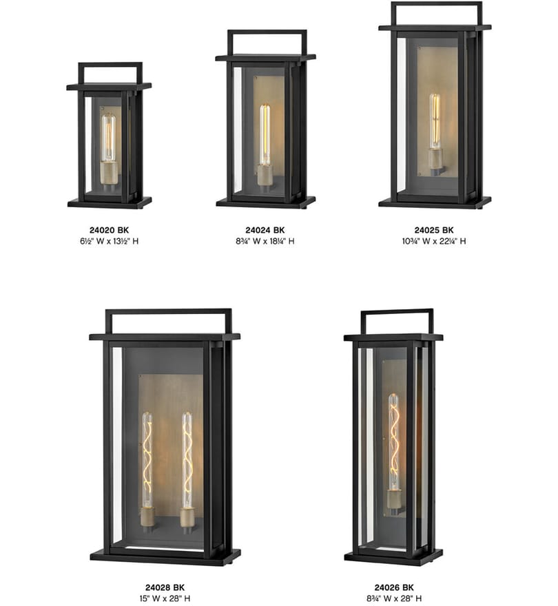 Hinkley Lighting - 24028BK - Langston 28" Outdoor Wall Sconce by Hinkley Lighting - Image 5