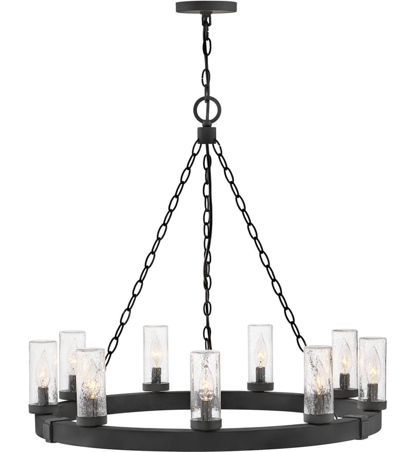 Hinkley Lighting - 29208BK-LV - Sawyer 30" Outdoor Pendant by Hinkley Lighting