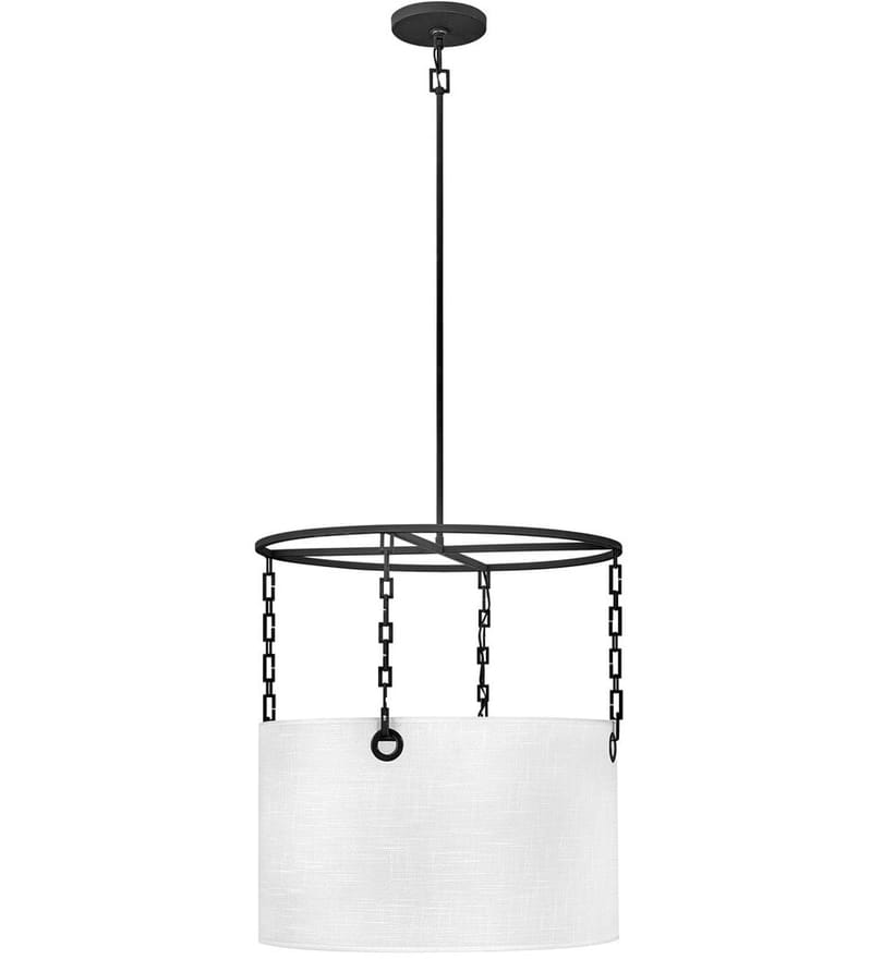 Hinkley Lighting - 38404BLK - Tribeca 24" Chandelier by Hinkley Lighting