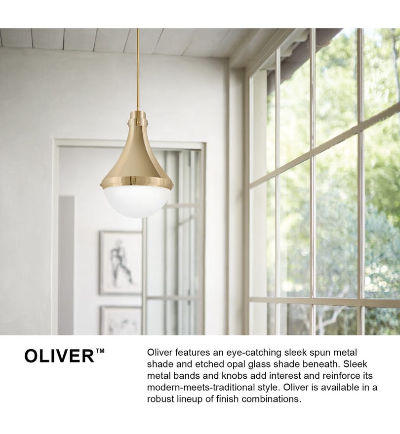 Hinkley Lighting - 39054BBR - Oliver 21.25" Pendant by Hinkley Lighting - Image 3