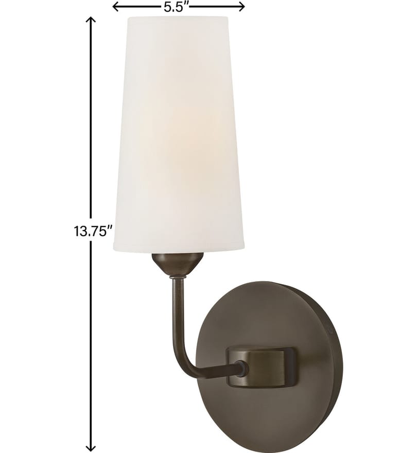Hinkley Lighting - Lewis 13.75" Wall Sconce by Hinkley Lighting - Image 5