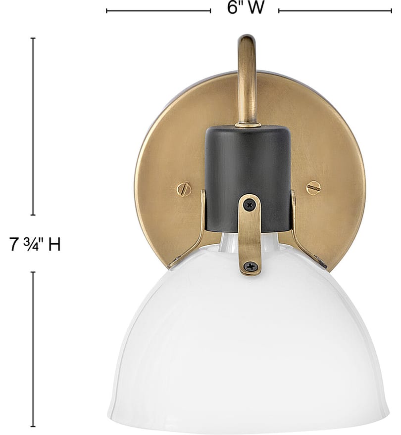 Hinkley Lighting - Argo 7.75" Wall Sconce by Hinkley Lighting - Image 2