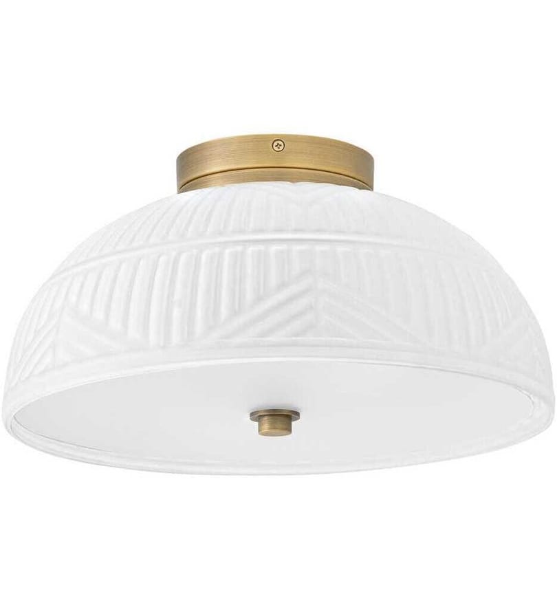 Hinkley Lighting - 57861LCB - Devon 13.25" Flush Mount by Hinkley Lighting