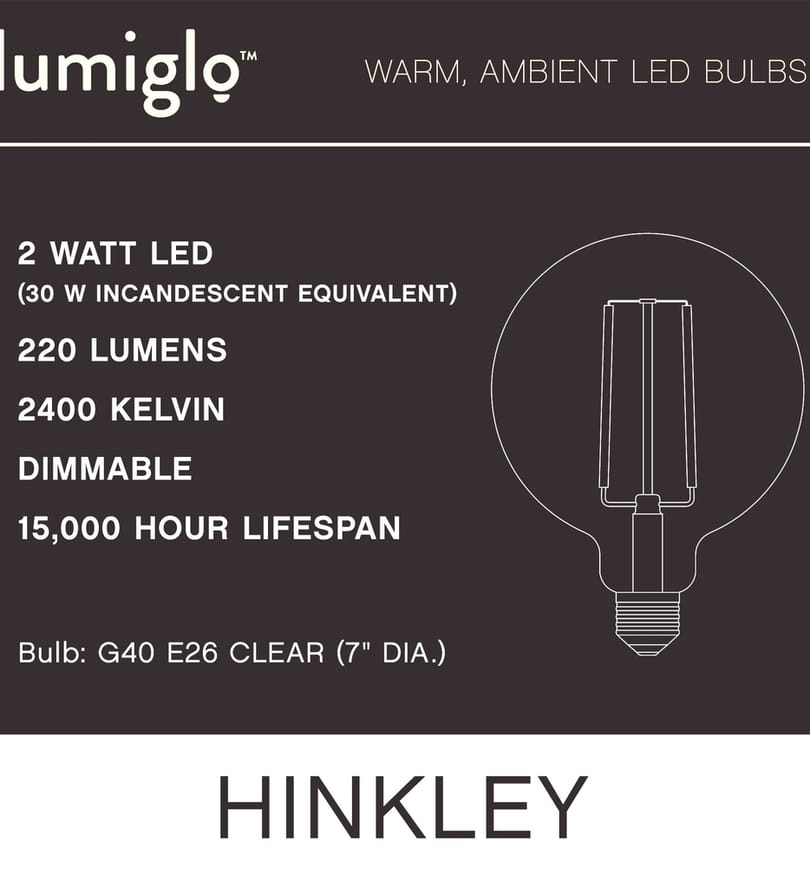 Hinkley Lighting - E26G402247CL - LumiGlo Bulb 2.00-Watt Bulb by Hinkley Lighting - Image 2