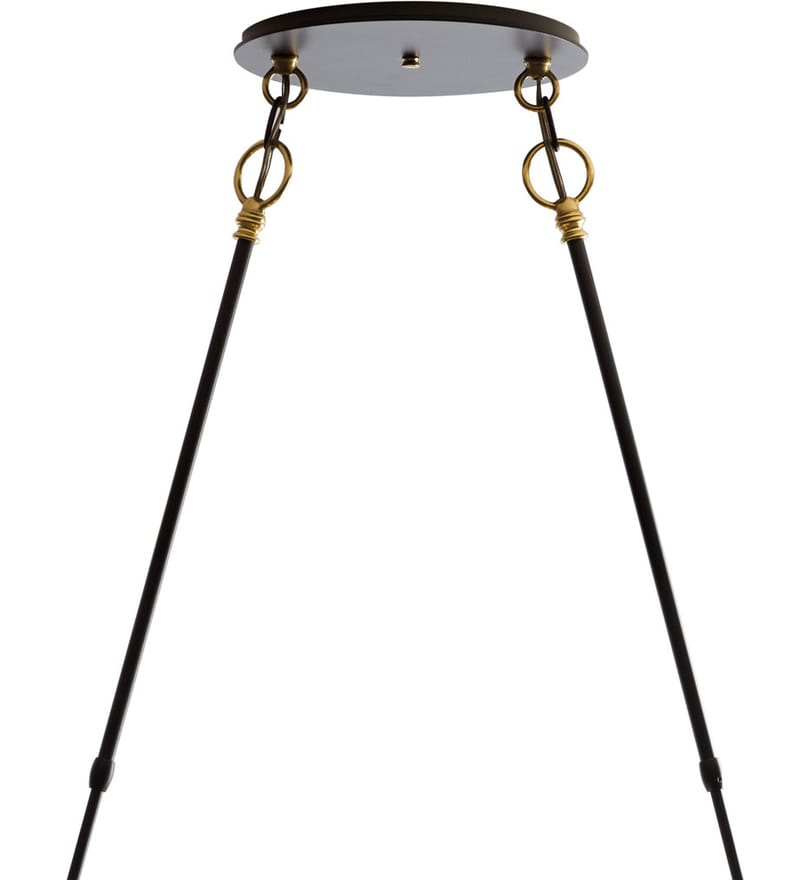 Hubbardton Forge - Otto Brass with Black Sphere Pendant by Hubbardton Forge - Image 4