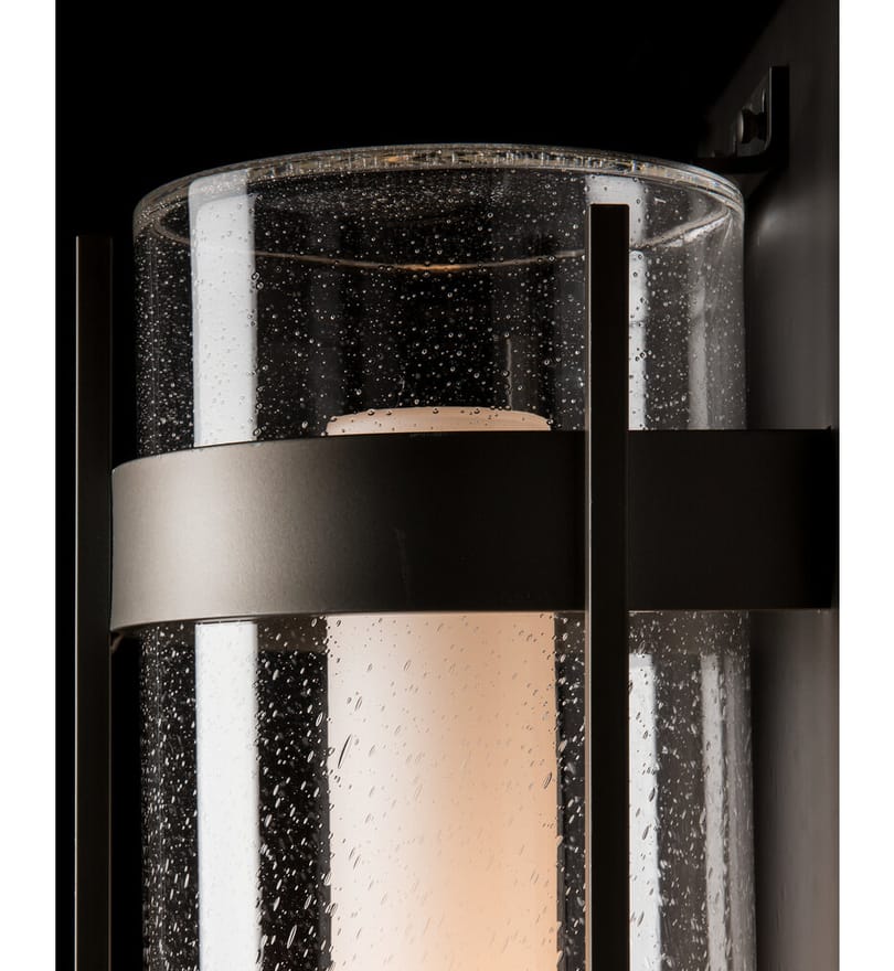 Hubbardton Forge - Banded Seeded Glass XL Outdoor Wall Sconce by Hubbardton Forge - Image 3
