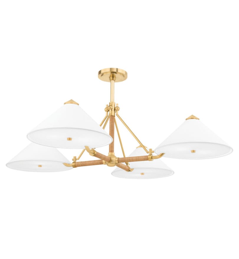 Hudson Valley - 1046-AGB - Williamsburg 46" Chandelier by Hudson Valley