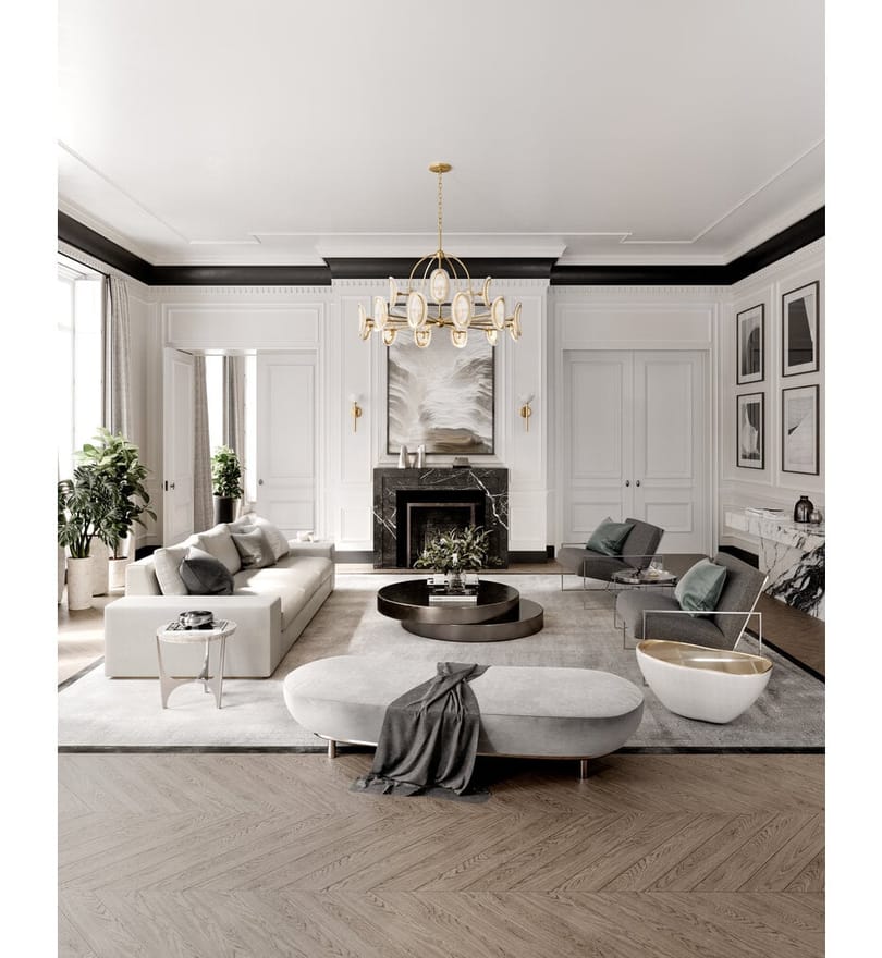 Hudson Valley - 1550-VGL - Danes 50" Chandelier by Hudson Valley - Image 4
