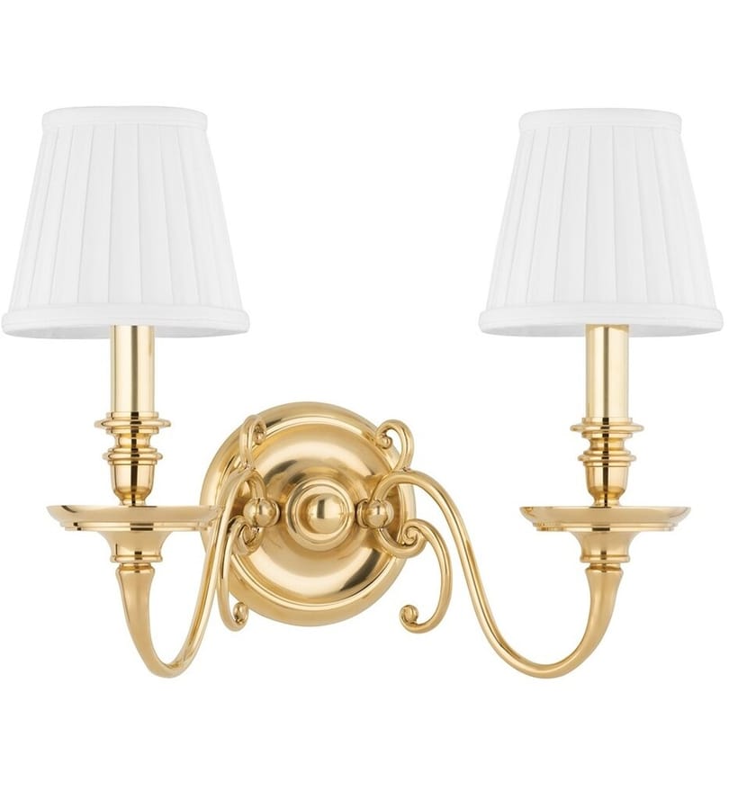 Hudson Valley - 1742-AGB - Charleston 16" Wall Sconce by Hudson Valley