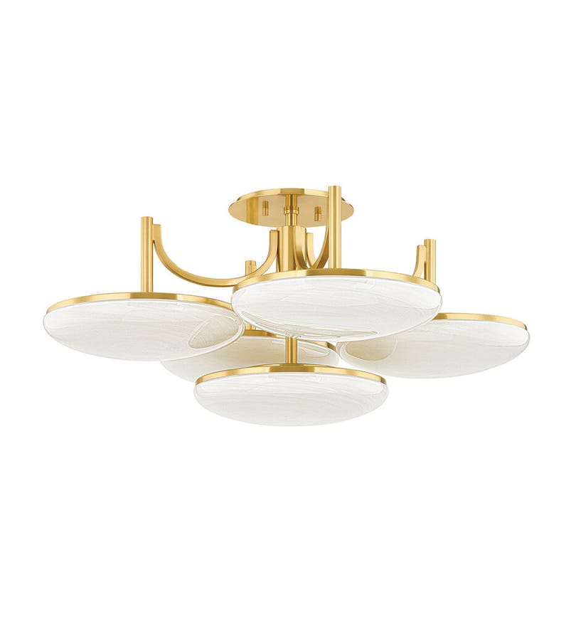 Hudson Valley - 2005-AGB - Bregman 30.75" Semi-Flush by Hudson Valley