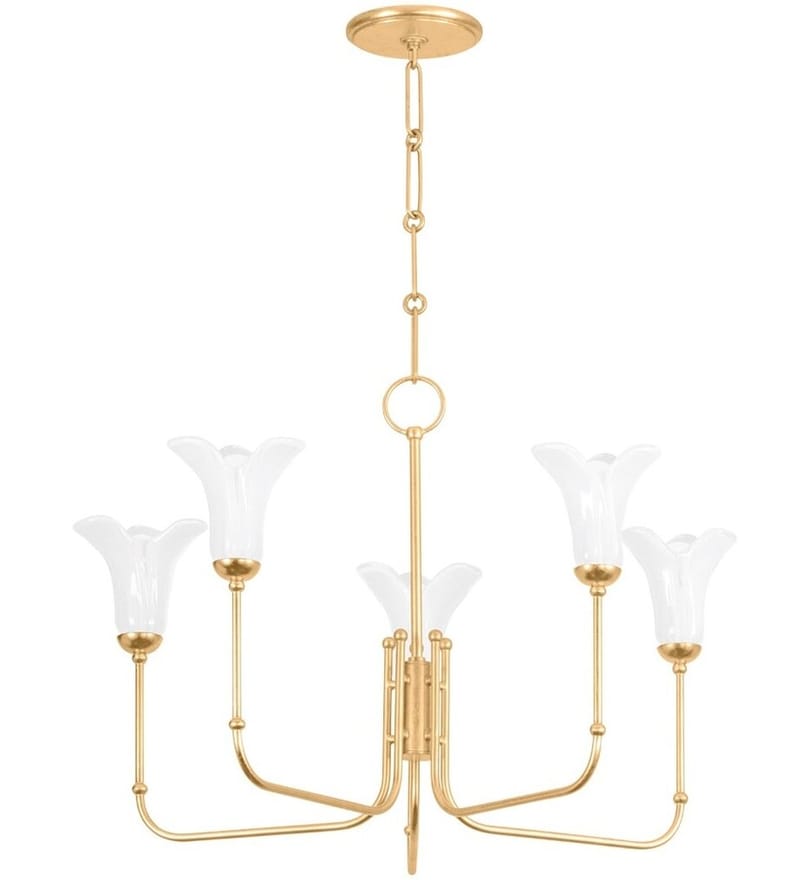 Hudson Valley - 3345-VGL - Montclair 30" Chandelier by Hudson Valley