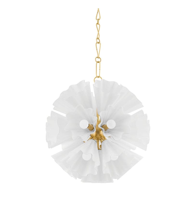 Hudson Valley - 5524-AGB - Capri 24" Chandelier by Hudson Valley