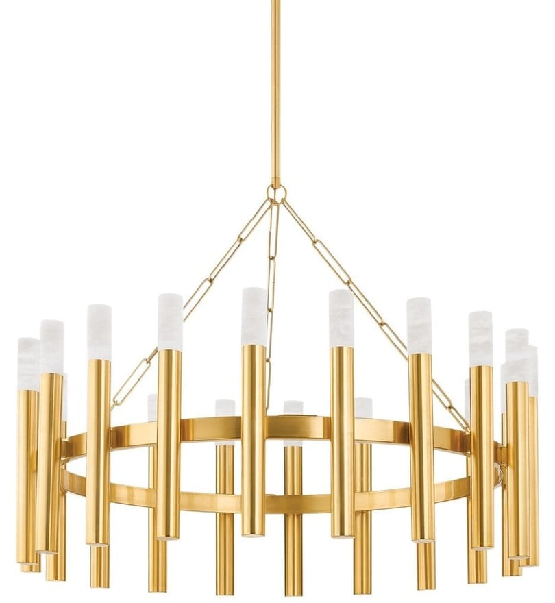 Hudson Valley - 5742-AGB - Pali 42.25" Chandelier by Hudson Valley