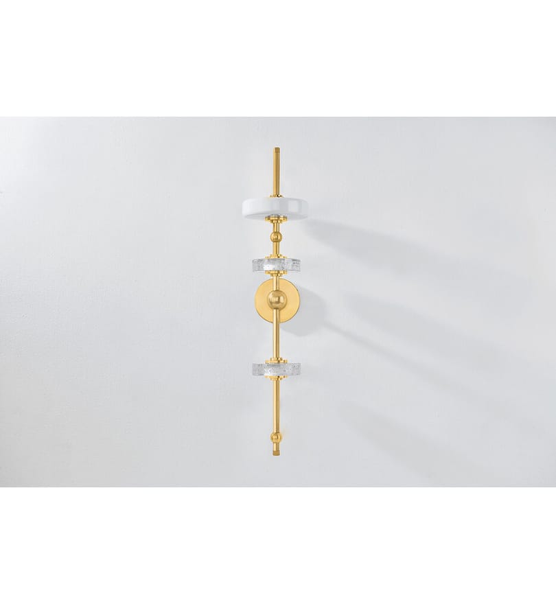 Hudson Valley - 8130-AGB - Maynard 30" Wall Sconce by Hudson Valley - Image 2