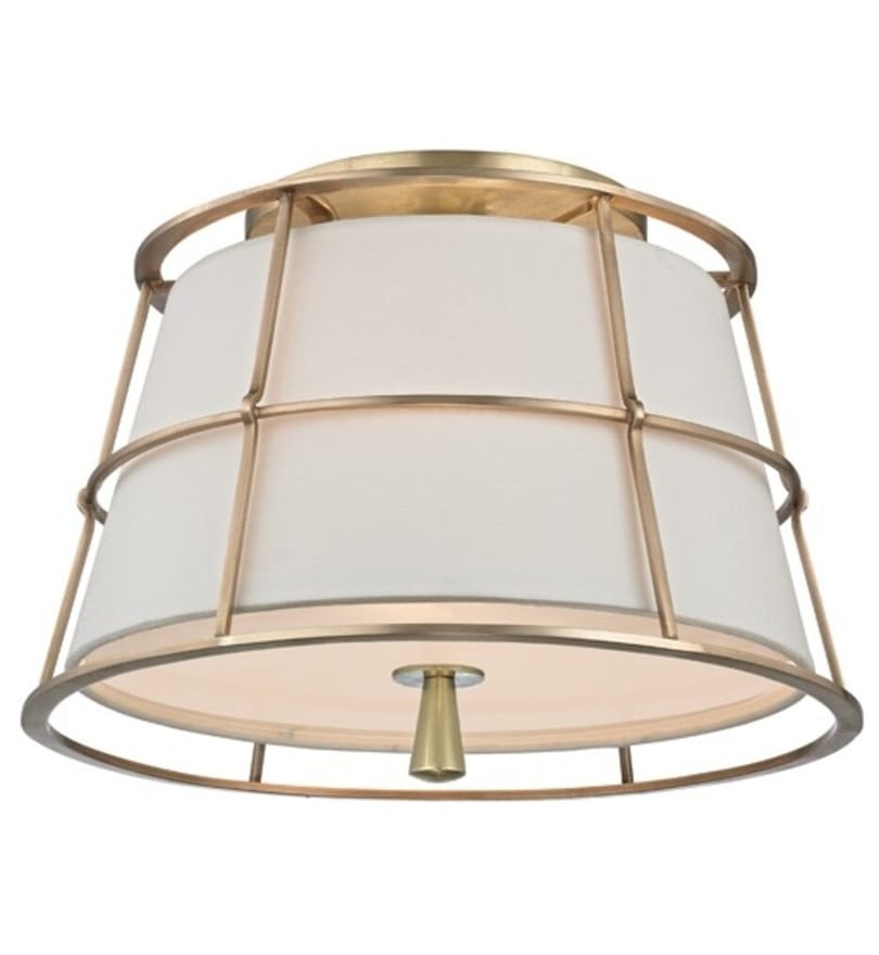 Hudson Valley - 9814-AGB - Savona 14.25" Semi-Flush Mount by Hudson Valley