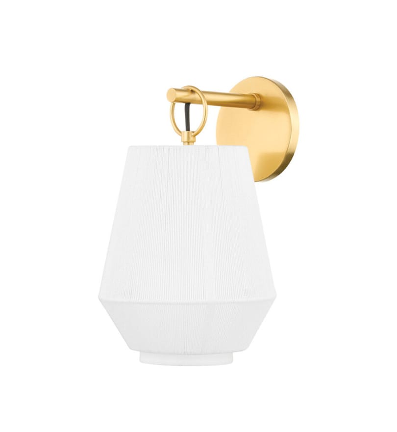 Hudson Valley - BKO500-AGB - Debi 12.75" Wall Sconce by Hudson Valley