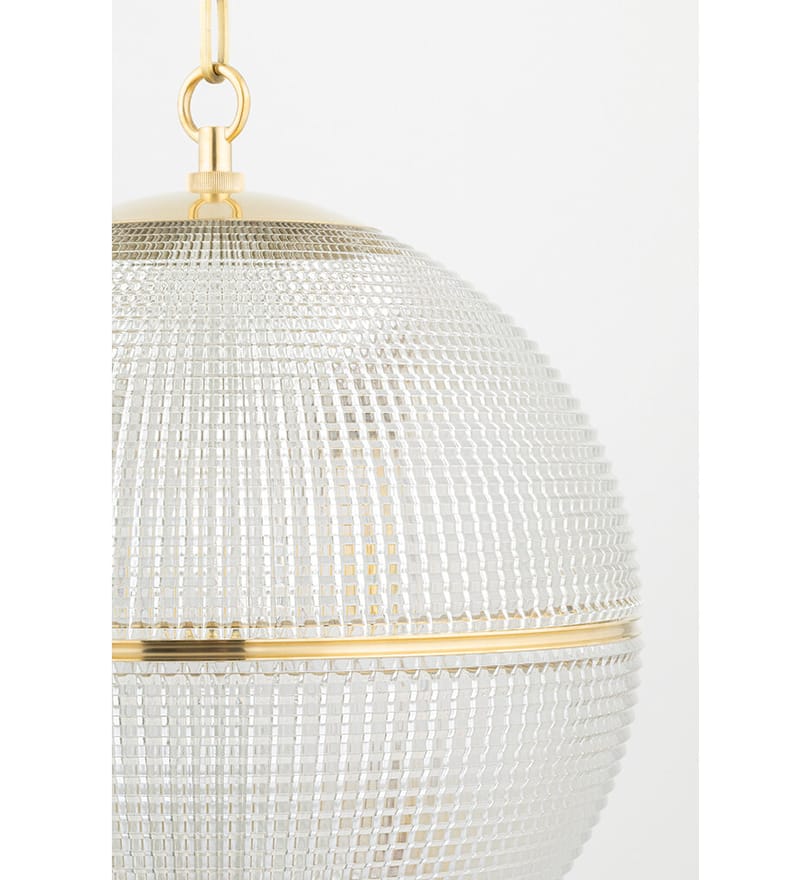 Hudson Valley - MDS801-PN - Sphere No. 3 18.25" Pendant by Hudson Valley - Image 6
