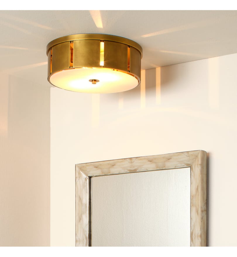 Jamie Young - 5ORBI-SMAB - Small 14" Flush Mount by Jamie Young
