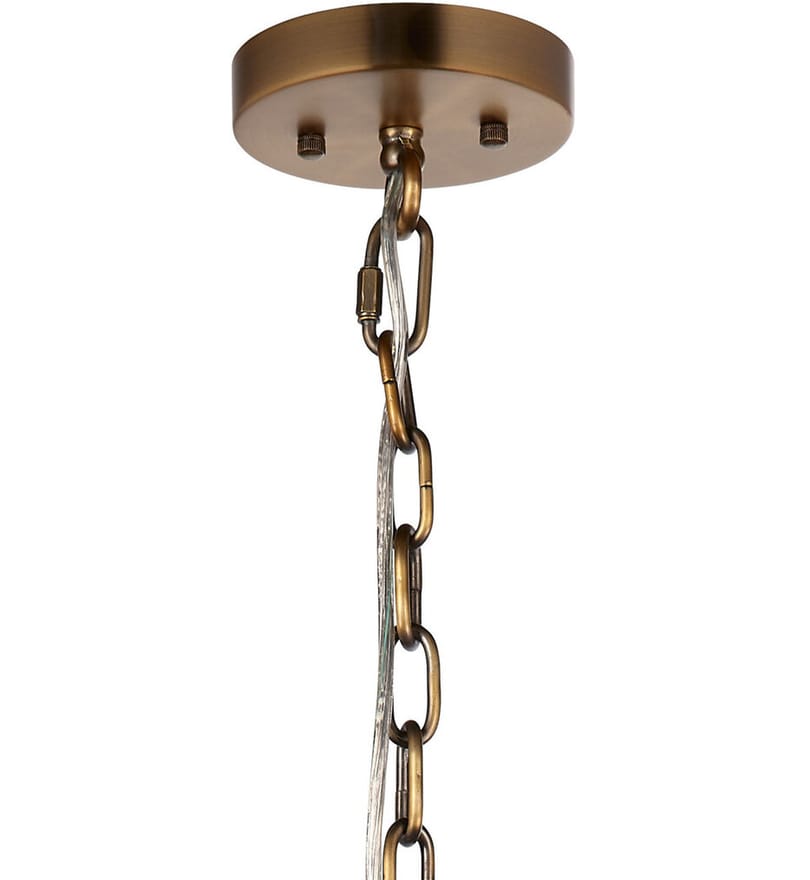 Jamie Young - 5SCAL-PEWH - Scalloped 24" Pendant by Jamie Young - Image 3