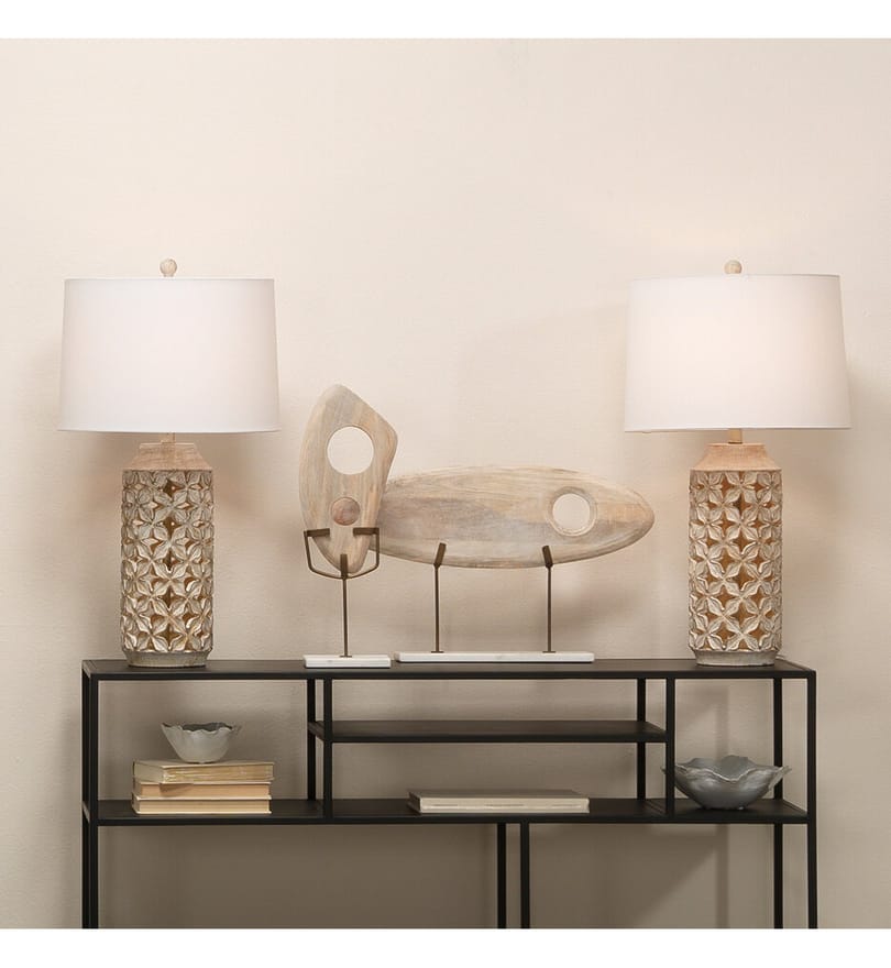 Lifestyle by JY - LSFLORAWH - Flora 27.5" Table Lamp by Lifestyle by JY - Image 3