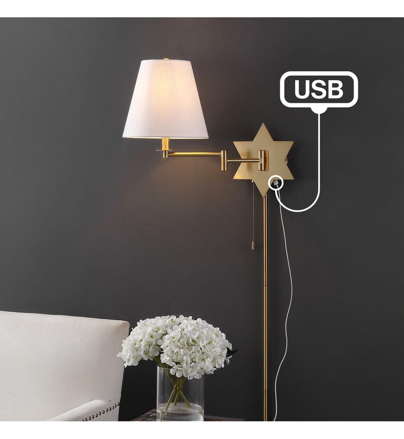 Jonathan Y - David 18.5" Wall Sconce by Jonathan Y - Image 5